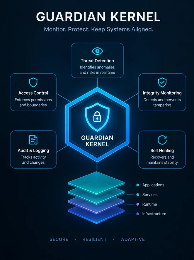 Guardian Kernel: Monitor. Protect. Keep Systems Aligned.